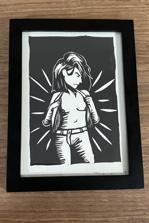 Ba-Bam! | Linocut Print