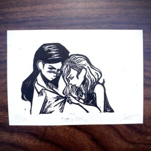 Just a Peek Print